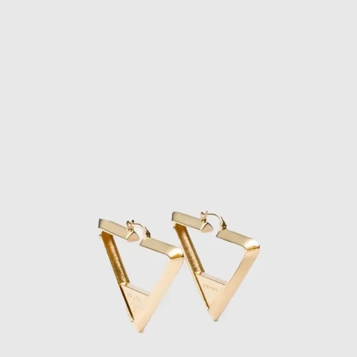 프라다 여성 메탈 이어링 - Prada Womens Metal Earring - acc83… 이미지 1/4
