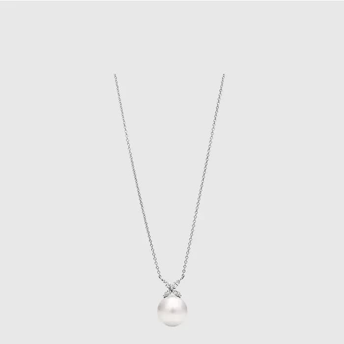 티파니 여성 다이아몬드 펜던트 네크리스 - Tiffany Womens Diamond Pendant Necklace - acc9217x 이미지 1/3