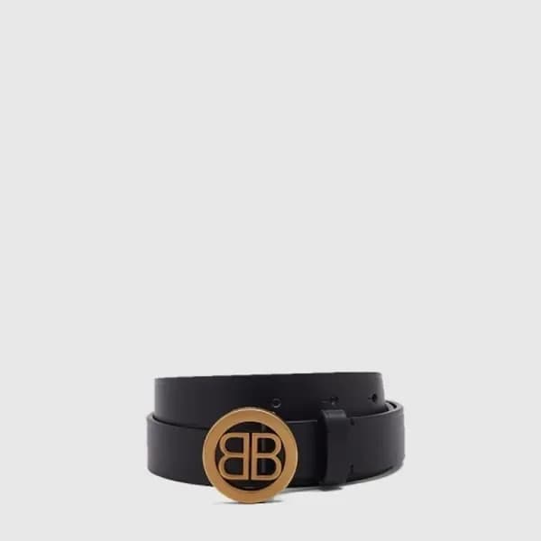 발렌시아가 남성 BB 씬 벨트 - Balenciaga Mens BB Thin Belt - … 이미지 1/4