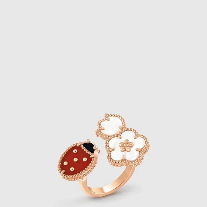 반클리프 아펠 여성 럭키 스프링 비트윈 더 핑거 링 - Van Cleef & Arpels … 이미지 1/4