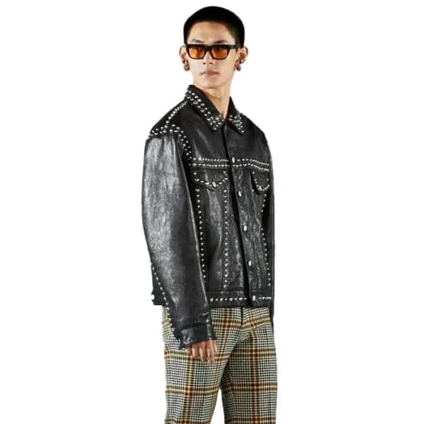 구찌 남성 가죽 자켓 - Gucci Mens Leather Jacket - guc16734x 이미지 1/26