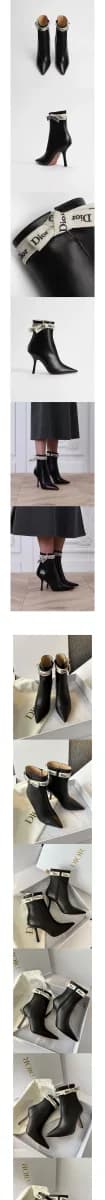 디올 여성 자디올 힐 앵클 부츠 - Dior Womens JAdior Heeled Ankle Boots - dis14753x 이미지 3/4