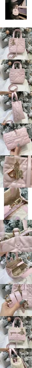 디올 여성 뚜주흐 리버서블 버티컬 토트백 스몰 - Dior Womens Toujours Reversible Vertical Tote Bag Small - dib17335x 이미지 4/5