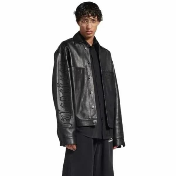 발렌시아가 남성 가죽 자켓 - Balenciaga Mens Leather Jacket - bac16583x