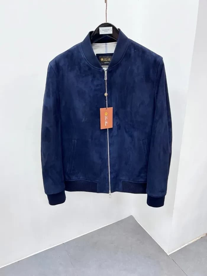 로로피아나 남성 가죽 봄버 자켓 - Loro Piana Mens Leather Jacket - lpc17082x 이미지 4/12