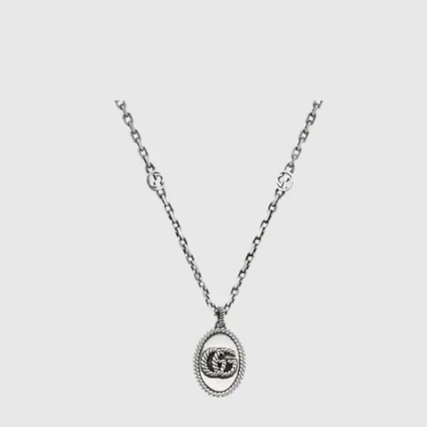구찌 남/녀 인터로킹 체인 목걸이 - Gucci Unisex Interlocking Cha… 이미지 1/4