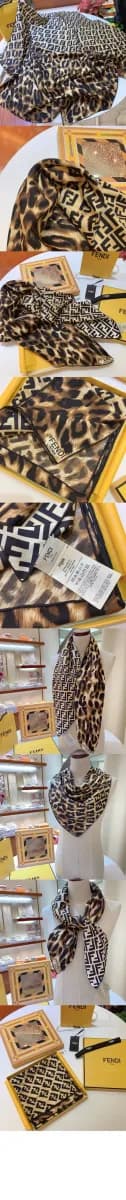 펜디 여성 FF 스플래시 스카프 - Fendi Womens FF splash Scarf - acc10064x 이미지 3/3
