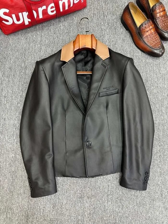 루이비통 남성 가죽 자켓 - Louis vuitton Mens Leather Jacket - lvc16969x 이미지 14/26
