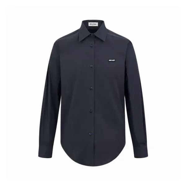 미우미우 여성 클래식 셔츠 - Miumiu Womens Dress Shirts - mic1… 이미지 1/12