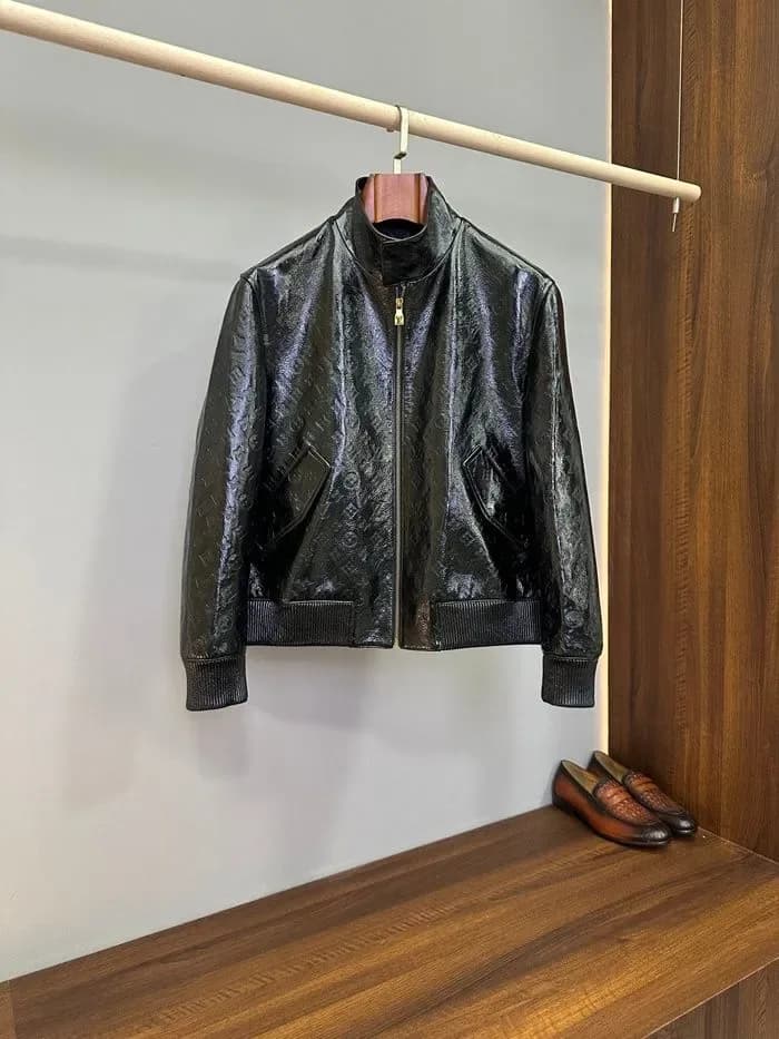 루이비통 남성 가죽 자켓 - Louis vuitton Mens Leather Jacket - lvc17411x 이미지 3/25