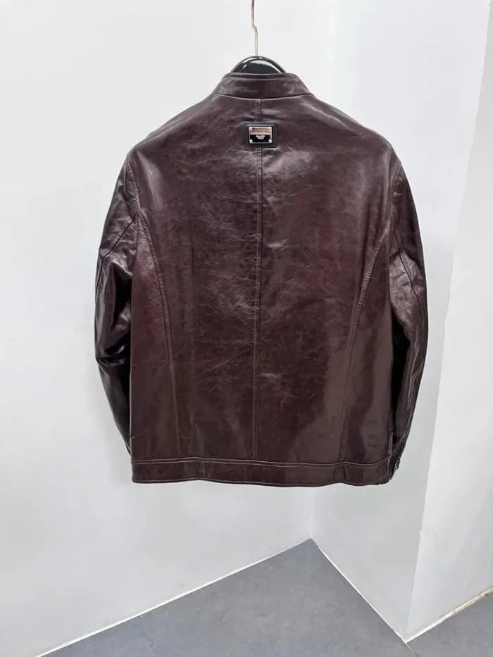 돌체앤가바나 남성 가죽 자켓 - Dolce&Gabbana Mens Leather Jacket - doc17074x 이미지 7/14