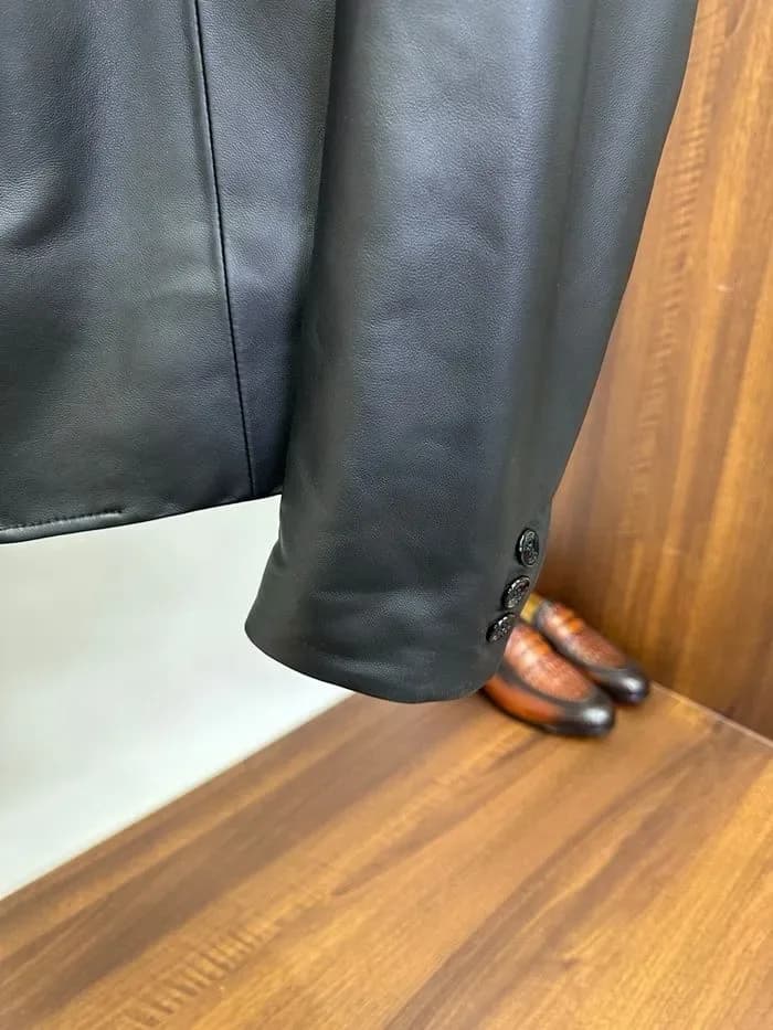 루이비통 남성 가죽 자켓 - Louis vuitton Mens Leather Jacket - lvc16969x 이미지 12/26