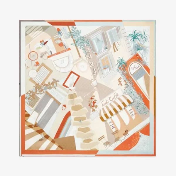 펜디 여성 FF 스퀘어 스카프 - Fendi Womens FF Square Scarf - … 이미지 1/14