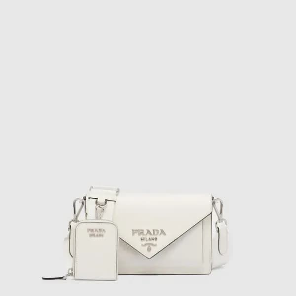 프라다 여성 더미니 엔벌로프 백 1BP020 - Prada Womens Mini Envel… 이미지 1/3