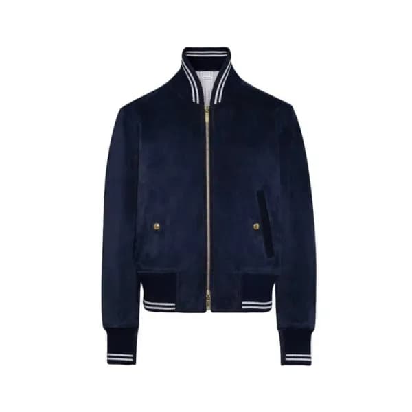 톰브라운 남성 가죽 자켓 - Thom Browne Mens Leather Jacket - thc17063x 이미지 1/14
