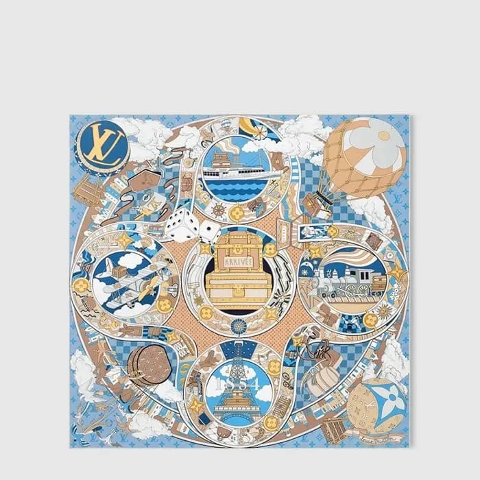 루이비통 여성 저니 스퀘어 스카프 - Louis vuitton Womens Journey Square Scarf - acc8996x 이미지 2/4