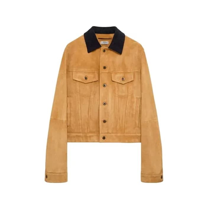 로에베 남성 가죽 자켓 - Loewe Mens Leather Jacket - loc16582x