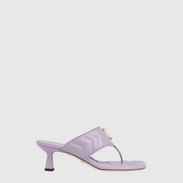 구찌 여성 힐 텅 샌들 - Gucci Womens Heel Tongue Sandals - … 이미지 1/5