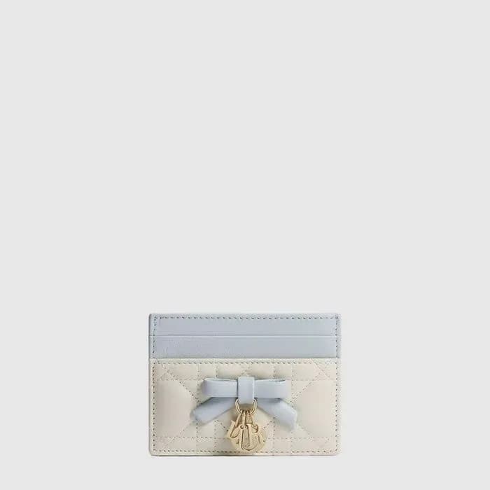 디올 여성 레이디 디올 프리지아 카드 지갑 - Dior Womens Lady Dior Freesia Card Wallet - diw1124x 이미지 2/4