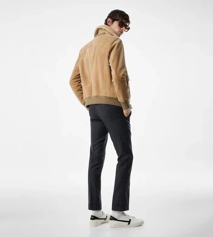 톰포드 남성 가죽 자켓 - Tom Ford Mens Leather Jacket - toc17165x 이미지 3/22