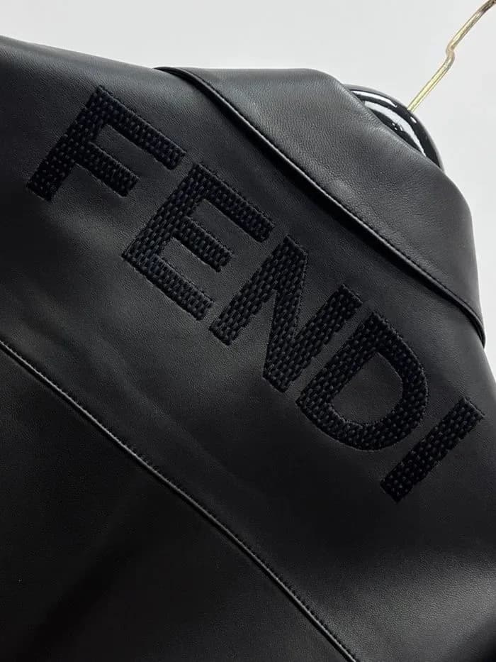 펜디 남성 가죽 자켓 - Fendi Mens Leather Jacket - fec16894x 이미지 13/14