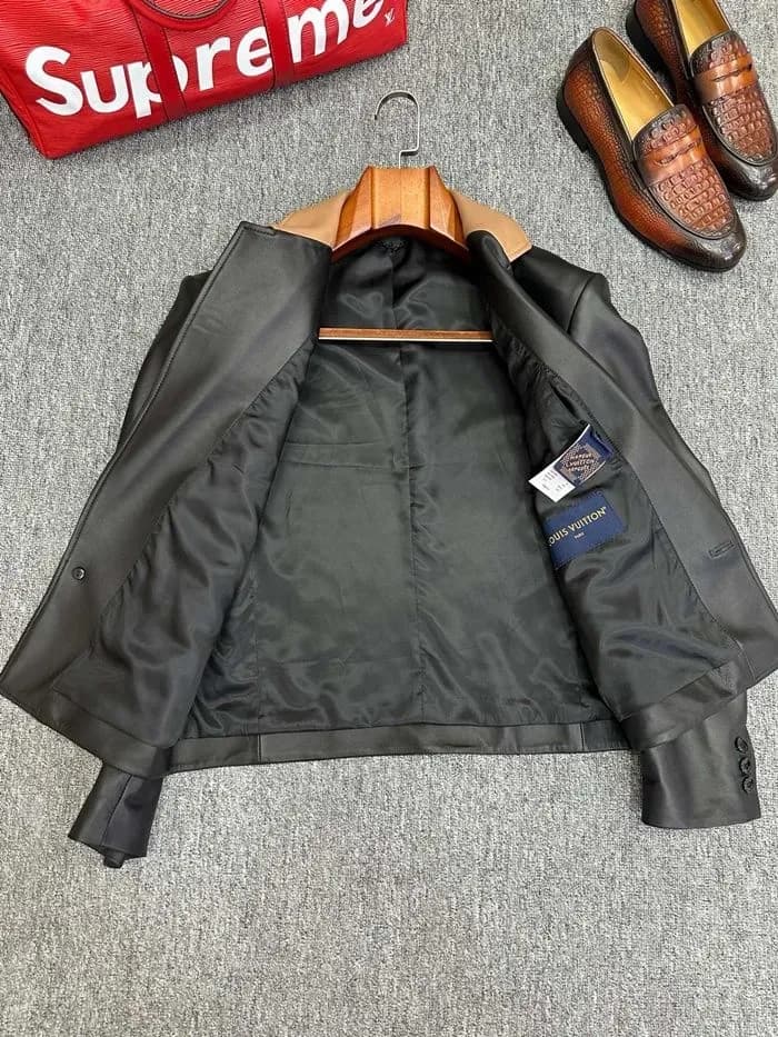 루이비통 남성 가죽 자켓 - Louis vuitton Mens Leather Jacket - lvc16969x 이미지 17/26