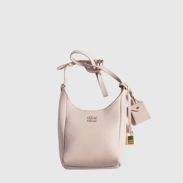 미우미우 여성 가죽 버킷 백 - Miumiu Womens Leather Bucket Bag… 이미지 1/3