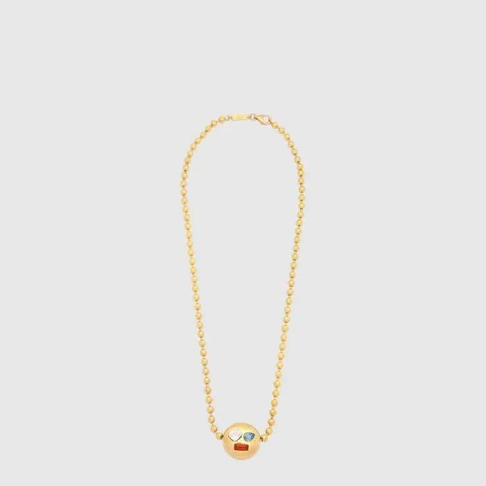 로에베 여성 애너그램 페블 네크리스 - Loewe Womens Anagram Pebble Necklace - acc10005x 이미지 2/3