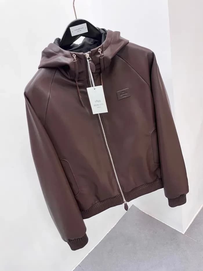 벨루티 남성 가죽 자켓 - Berluti Mens Leather Jackets - bec16881x 이미지 9/14