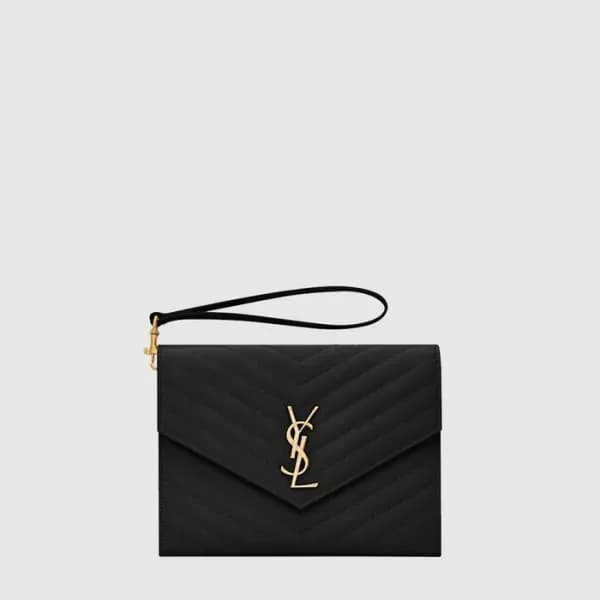 입생로랑 여성 로렌 마틀라세 클러치 - Saint Laurent Womens Laurent… 이미지 1/3