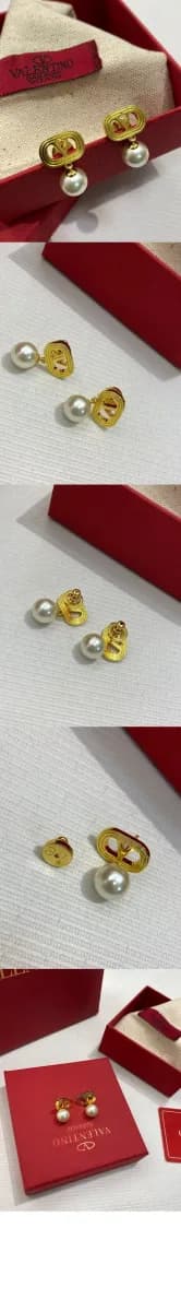 발렌티노 여성 펄 메탈 이어링 - Valentino Womens Pearl Metal Earring - acc10381x 이미지 3/3