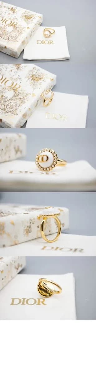 디올 여성 쁘띠 CD 바로크 링 - Dior Womens Petit CD Baroque Ring - acc9373x 이미지 4/5