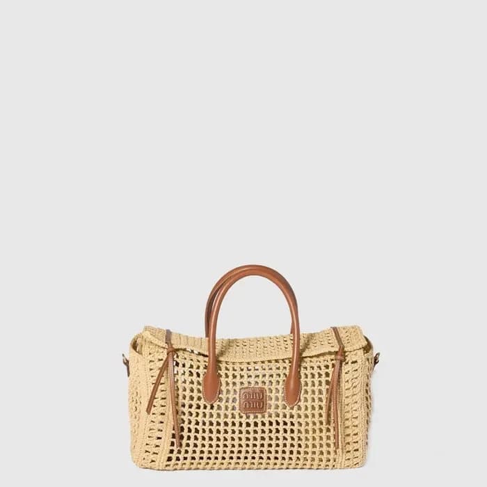 미우미우 여성 탑핸들 백 - Miumiu Womens Top Handle Bag - mib17137x