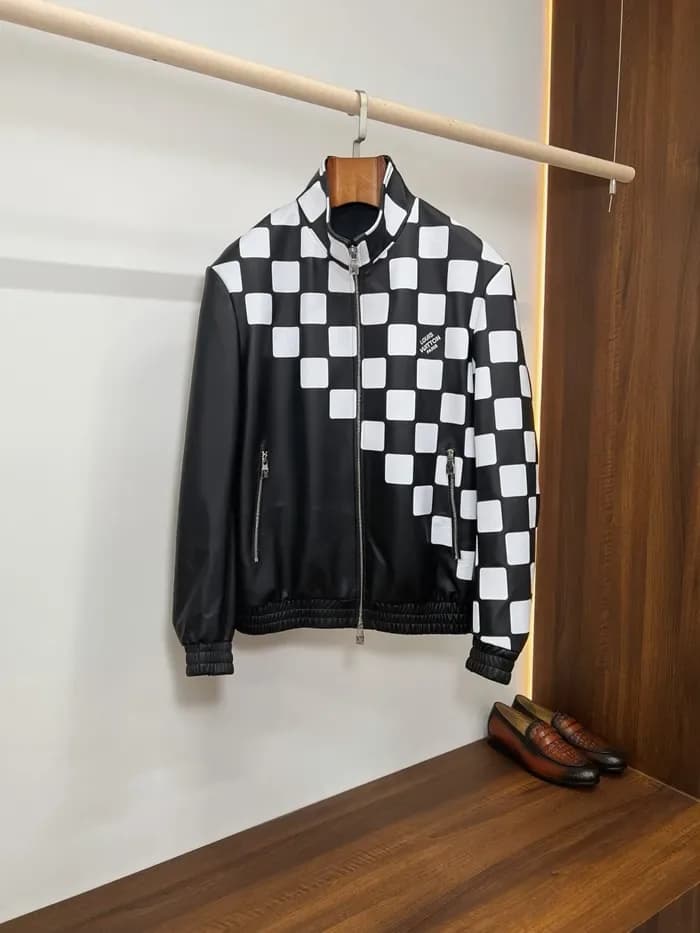 루이비통 남성 가죽 블루종 - Louis vuitton Mens Leather Blouson - lvc16758x 이미지 4/26