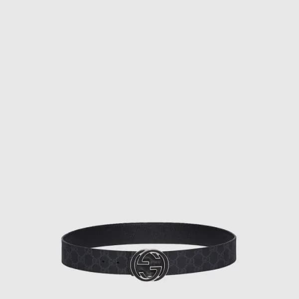 구찌 남성 인터로킹 G 버클 리버서블 벨트 - Gucci Mens Interlocking … 이미지 1/4