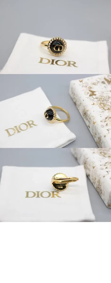 디올 여성 쁘띠 CD 바로크 링 - Dior Womens Petit CD Baroque Ring - acc9373x 이미지 3/5