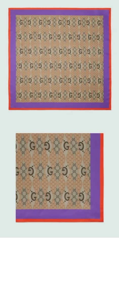 구찌 여성 GG 프린트 홀스빗 스카프 - Gucci Womens GG Print Horsebit Scarf - acc8963x 이미지 3/4