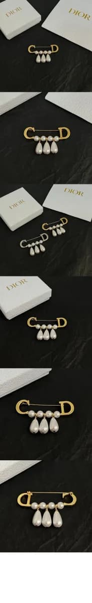 디올 여성 골드 브로치 - Dior Womens Gold Brooch - acc9840x 이미지 4/4