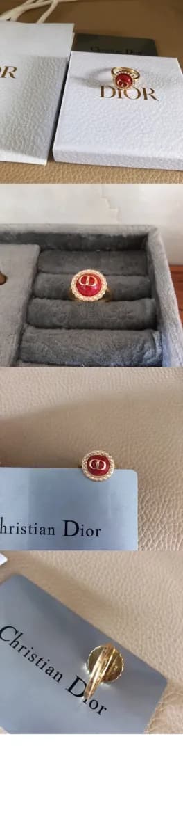 디올 여성 쁘띠 CD 바로크 링 - Dior Womens Petit CD Baroque Ring - acc9373x 이미지 5/5