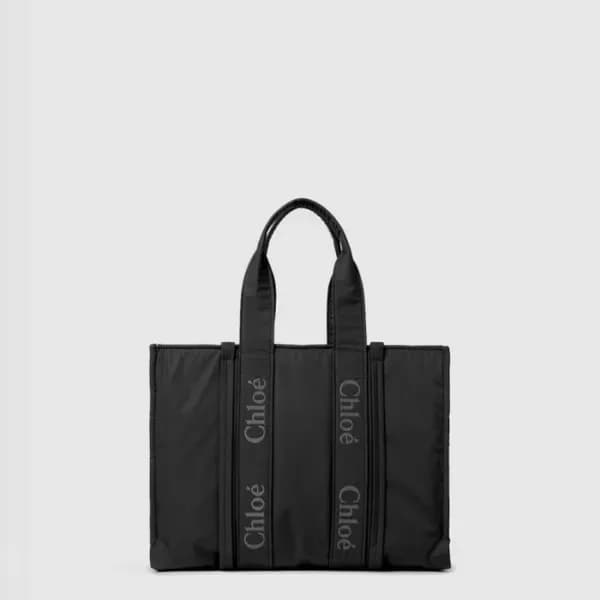 끌로에 여성 우디 토트 백 라지 - Chloe Womens Woody Tote Bag La… 이미지 1/5