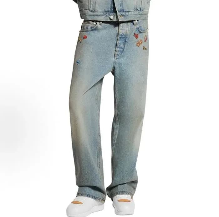 루이비통 남성 트렌디 청바지 - Louis vuitton Mens Trendy Jeans - lvc17463x 이미지 2/11