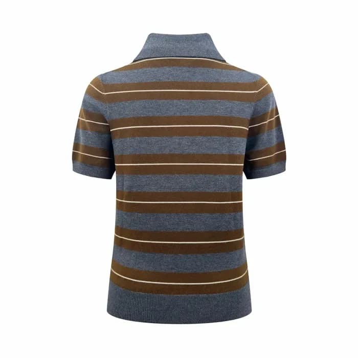 미우미우 여성 폴로 티셔츠 - Miumiu Womens Polo Tshirt - mic14… 이미지 3/13