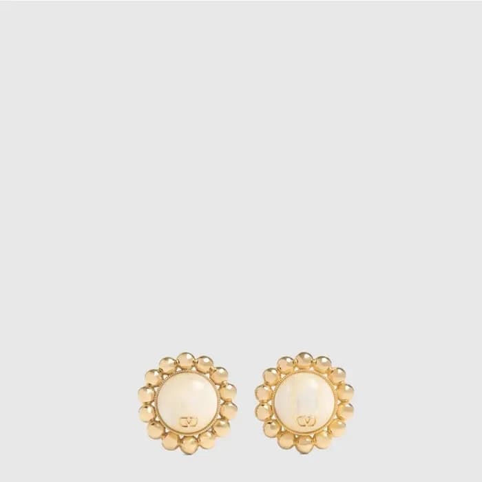 발렌티노 여성 진주 이어링 - Valentino Womens Pearl Earring - acc10379x 이미지 1/3
