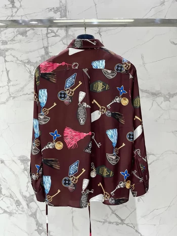 루이비통 여성 실크 셔츠 - Louis vuitton Womens Silk Shirt - lvc16835x 이미지 13/13