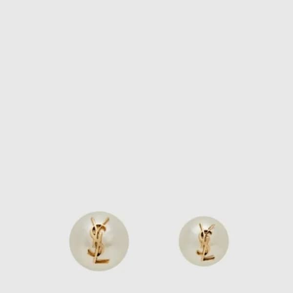 입생로랑 여성 펄 이어링 - Saint Laurent Womens Pearl Earring… 이미지 1/5
