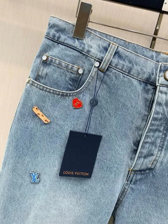 루이비통 남성 트렌디 청바지 - Louis vuitton Mens Trendy Jeans - lvc17463x 이미지 7/11