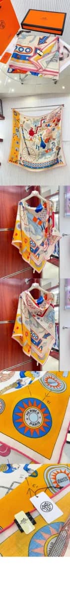 에르메스 여성 티 포 투 스카프 - Hermes Womens Tea for Two Scarf - acc8865x 이미지 4/4