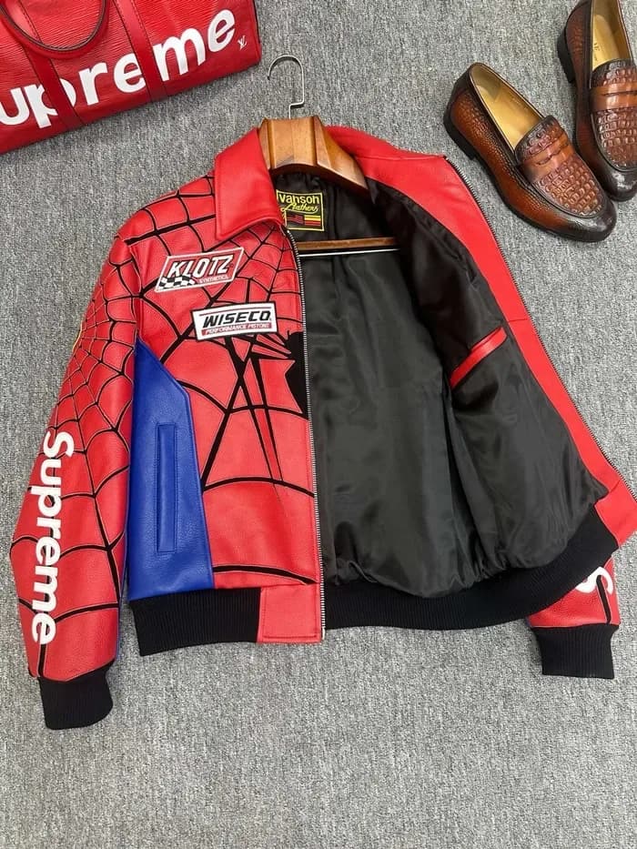 슈프림 남성 가죽 자켓 - Supreme Mens Leather Jacket - suc16775x 이미지 15/27
