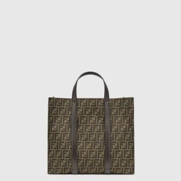 펜디 남성 FF 자카드 쇼퍼 - Fendi Mens FF Jacquard Shopper -… 이미지 1/4
