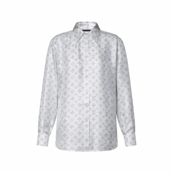 루이비통 여성 실크 셔츠 - Louis vuitton Womens Silk Shirt - … 이미지 1/16